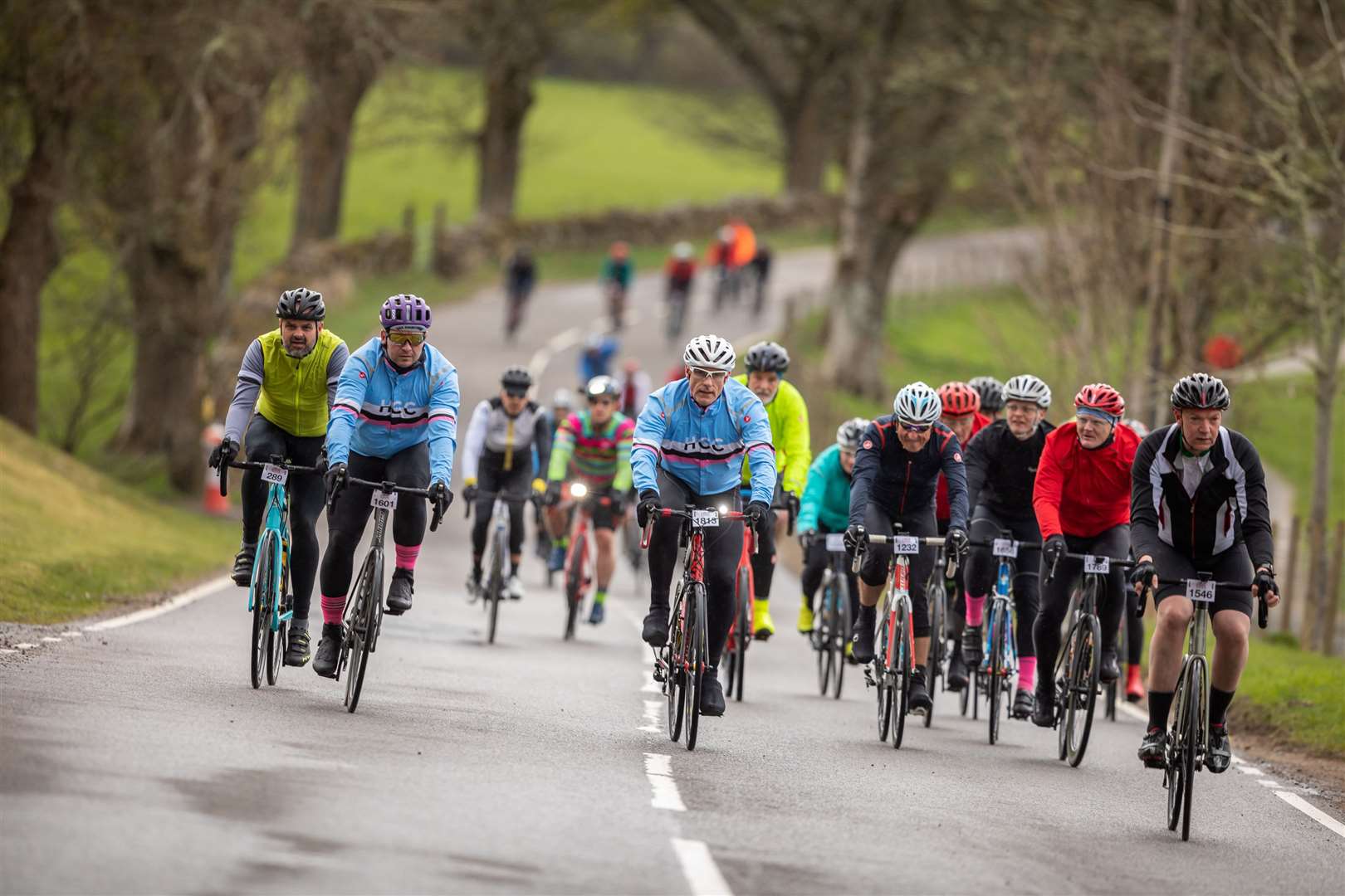 Cyclists were out in force for Loch Ness Etape 2023.
