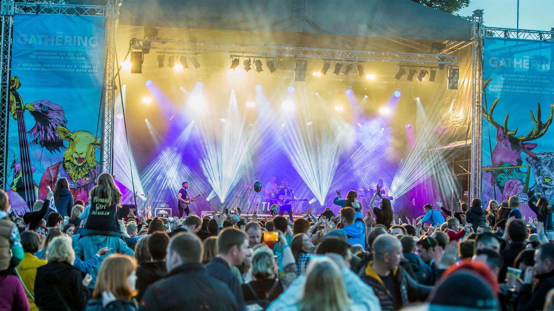 The Gthering Festival 2019. Inverness, Northern Meeting Park.Headliners Tide Lines return to The GAthering festival on Saturday, wheret hey wowed the crowd in 2019.
