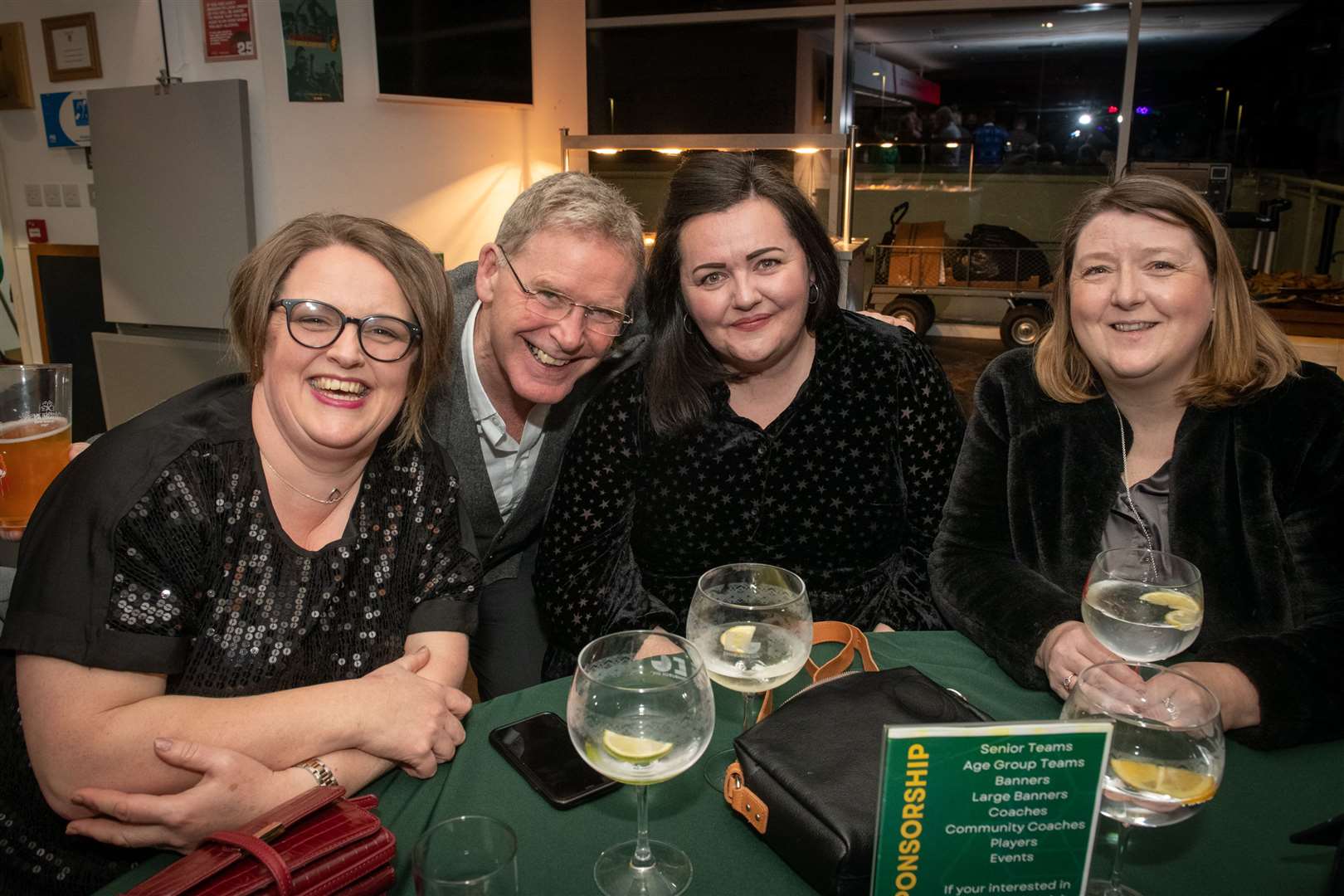 Emma Hill, Roy Dinnes, Louise Stewart and Claire Watt. .Picture: Callum Mackay..