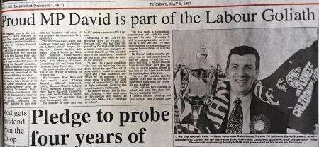inverness labour victory election celebrates 1997 historic courier