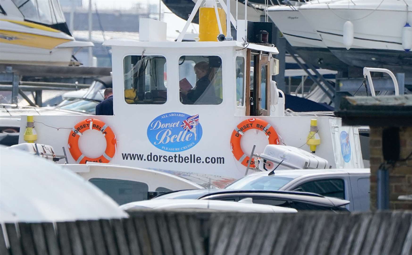 The pleasure cruiser Dorset Belle has been impounded following the incident (Andrew Matthews/PA)