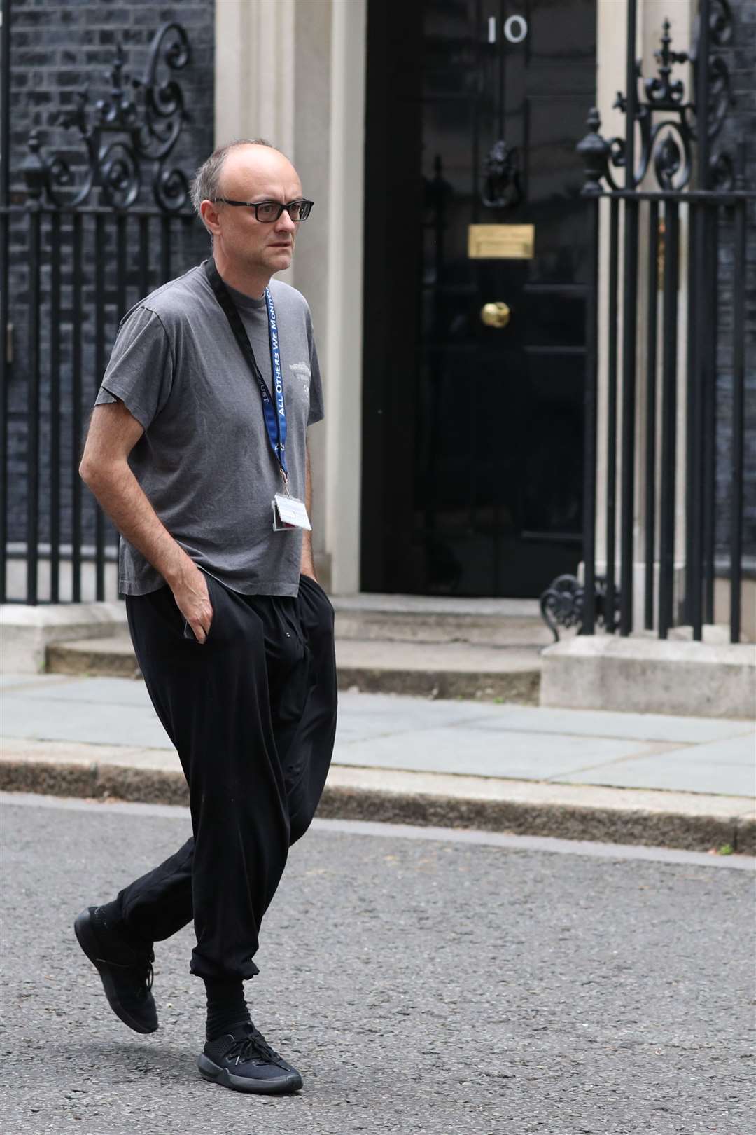 Dominic Cummings in Downing Street (Jonathan Brady/PA)