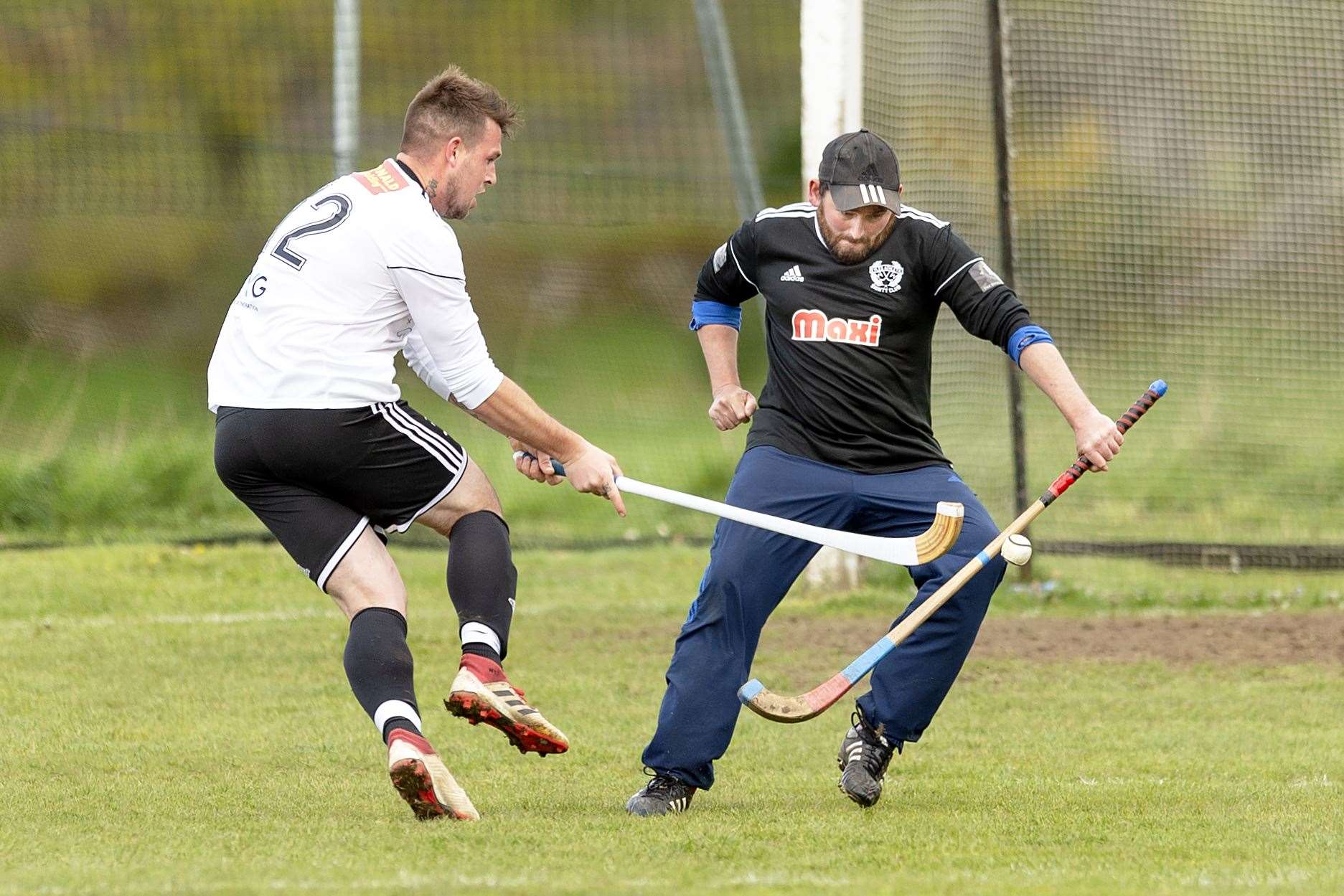 Kyles’ keeper John Whyte stops an attack from Marc MacLachlan (Lovat). Picture: Neil Paterson