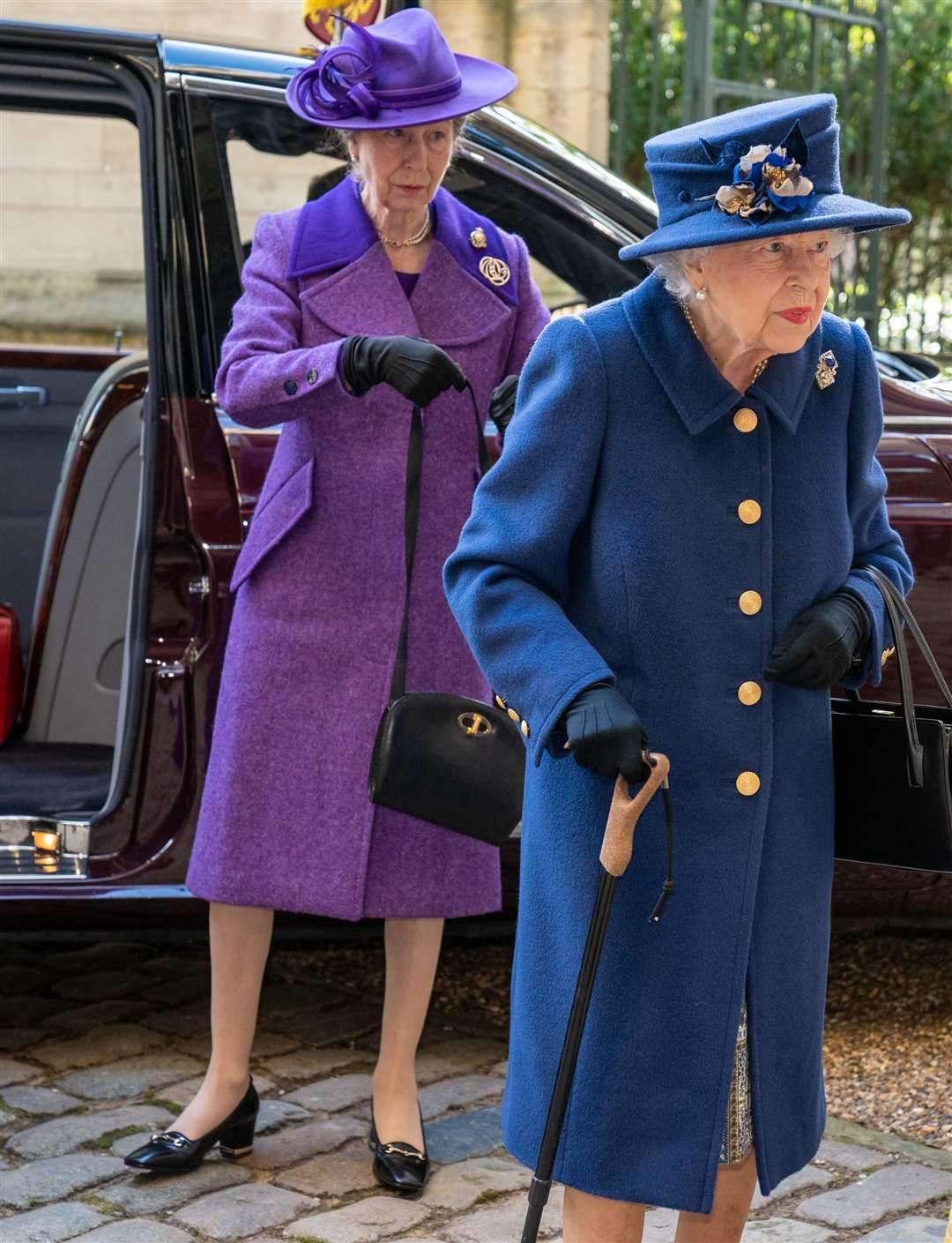 The Queen with her walking stick (Arthur Edwards/The Sun/PA)