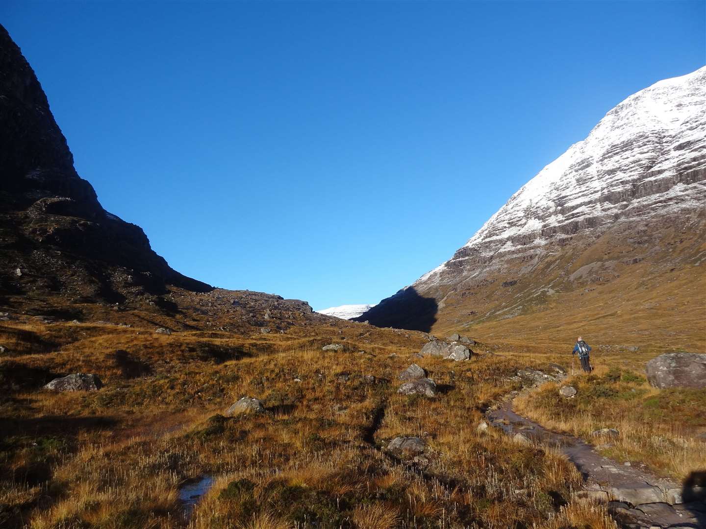 The path to Coire Mhic Fhearchair between Liathach and Beinn Eighe in Torridon. Picture: John Davidson