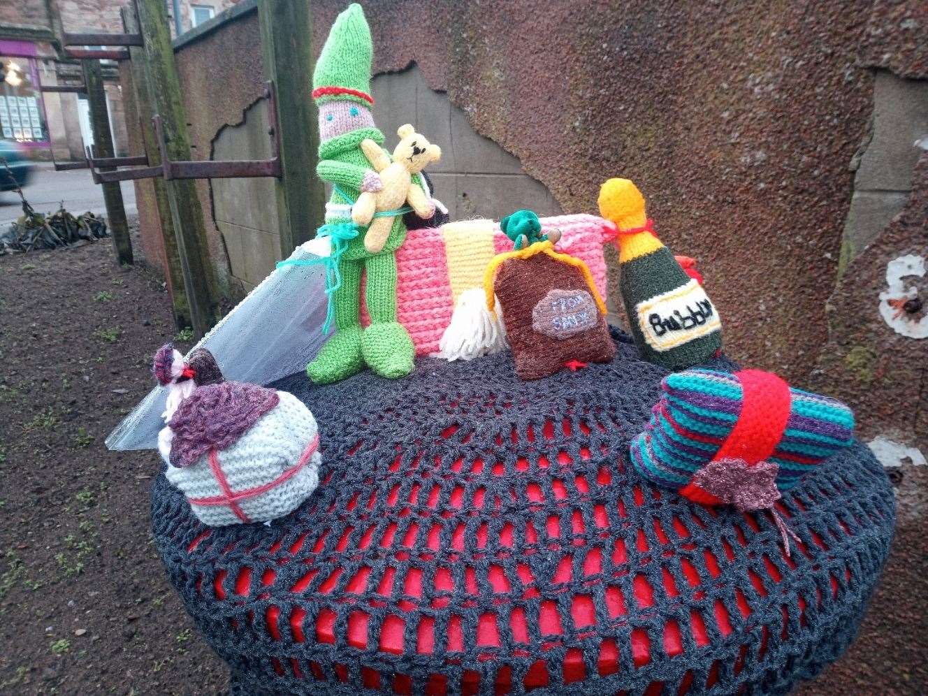 Yarnbombers went above and beyond to create this year's trail.