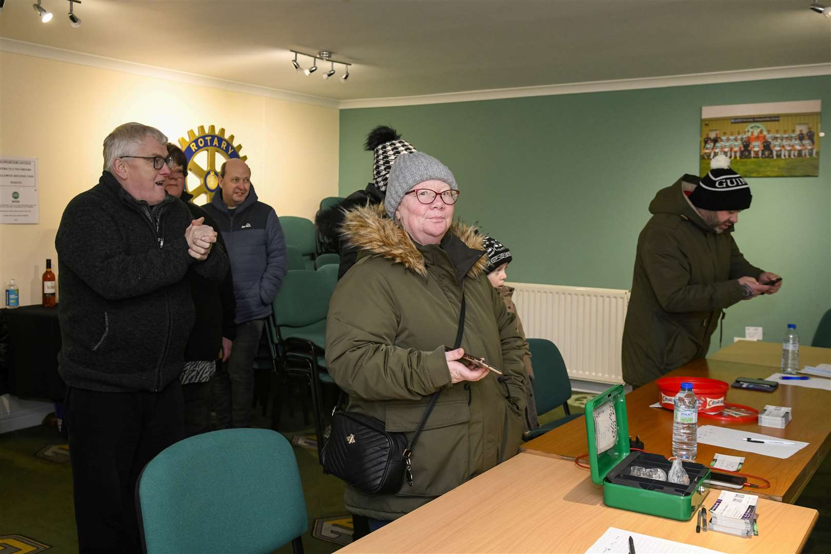People collecting and buying their Celtic v Buckie Thistle cup tie tickets...Picture: Beth Taylor.