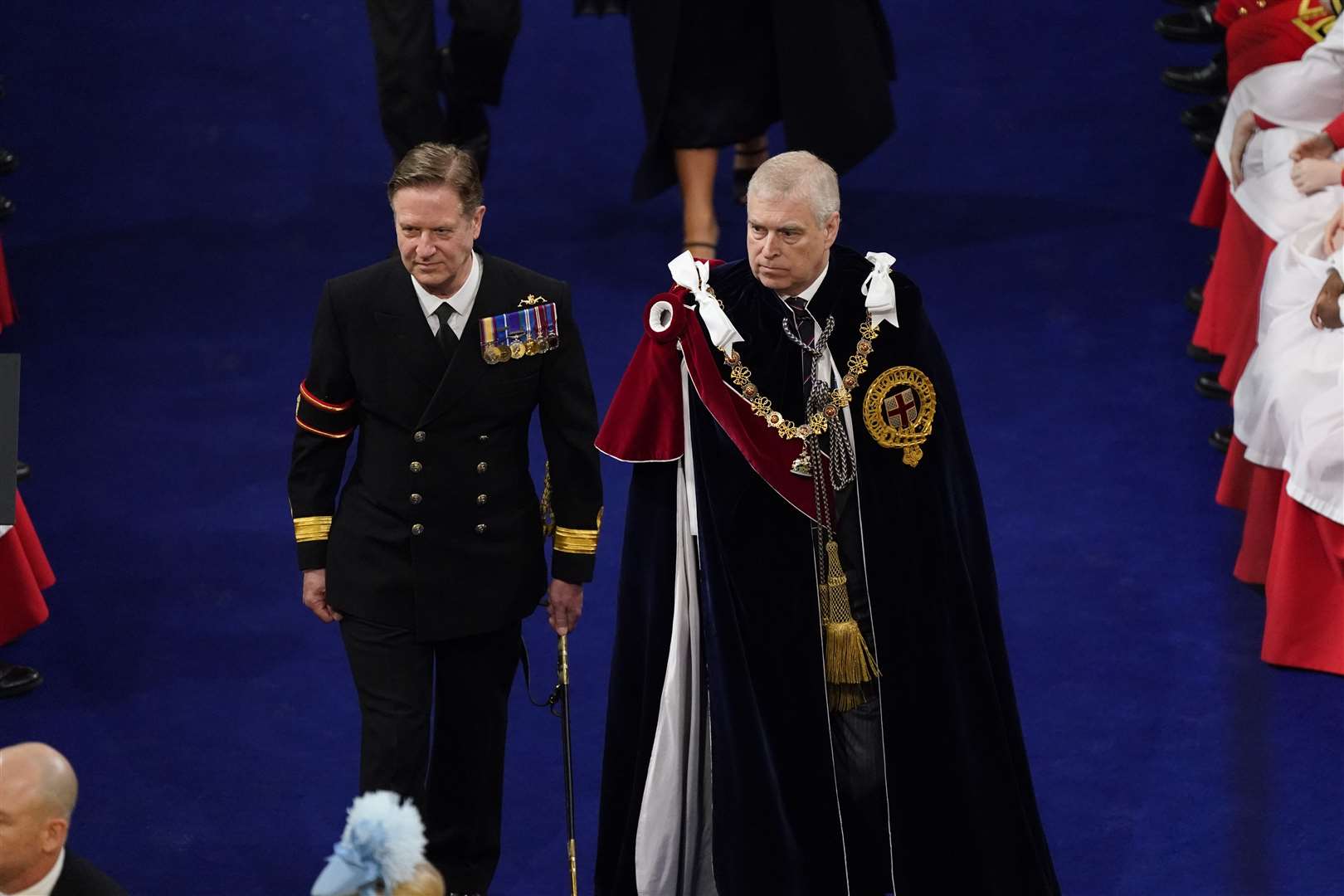 The Duke of York at the the King’s coronation (Andrew Matthews/PA)