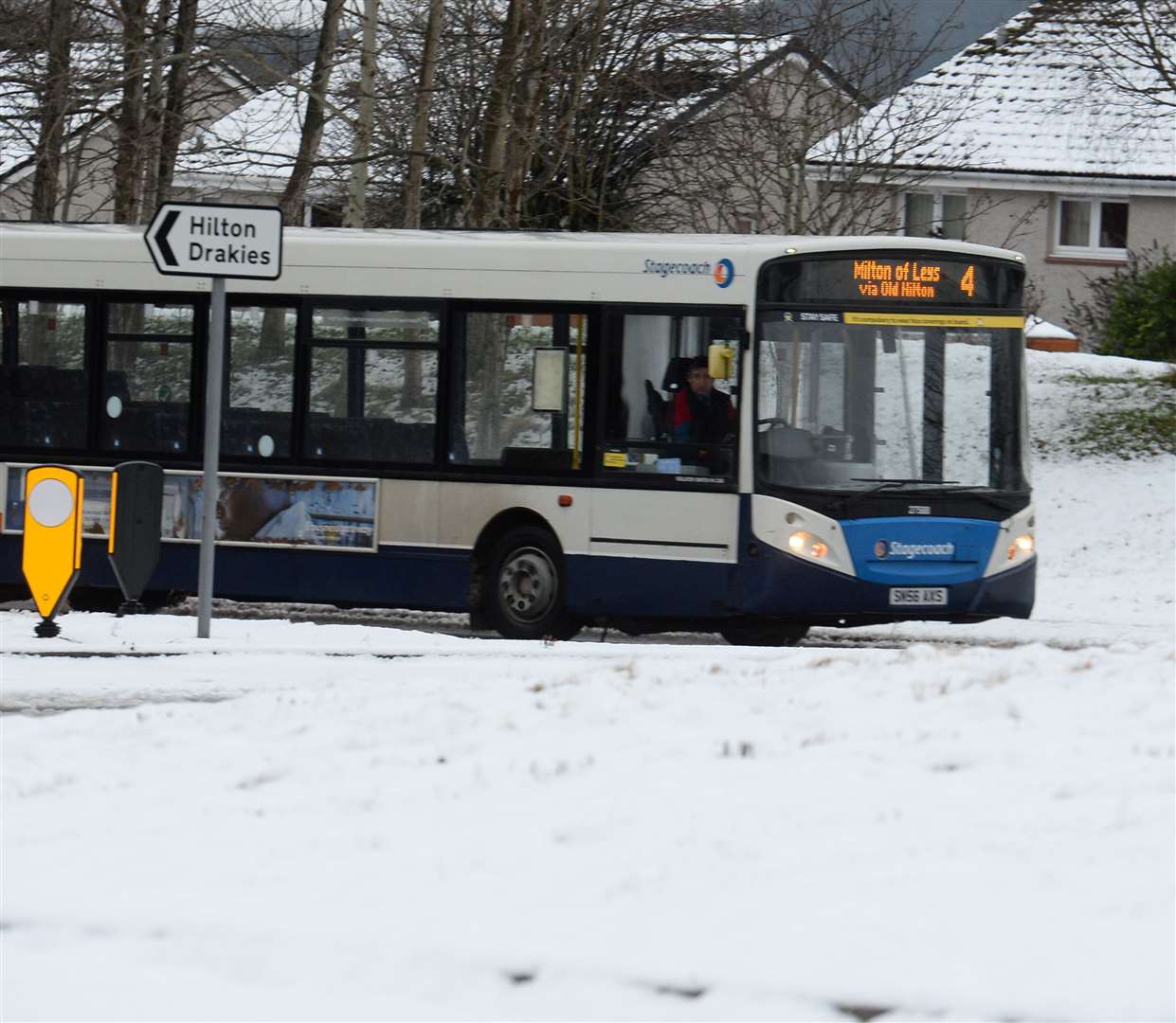 Bus services have now resumed in Inverness.