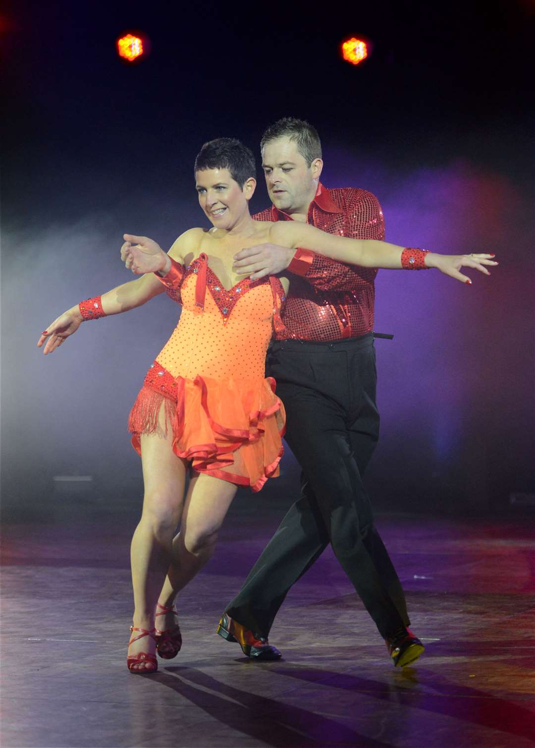 Lorraine O'Brien and John Baikie took part in Strictly in 2013. Picture: Gary Anthony