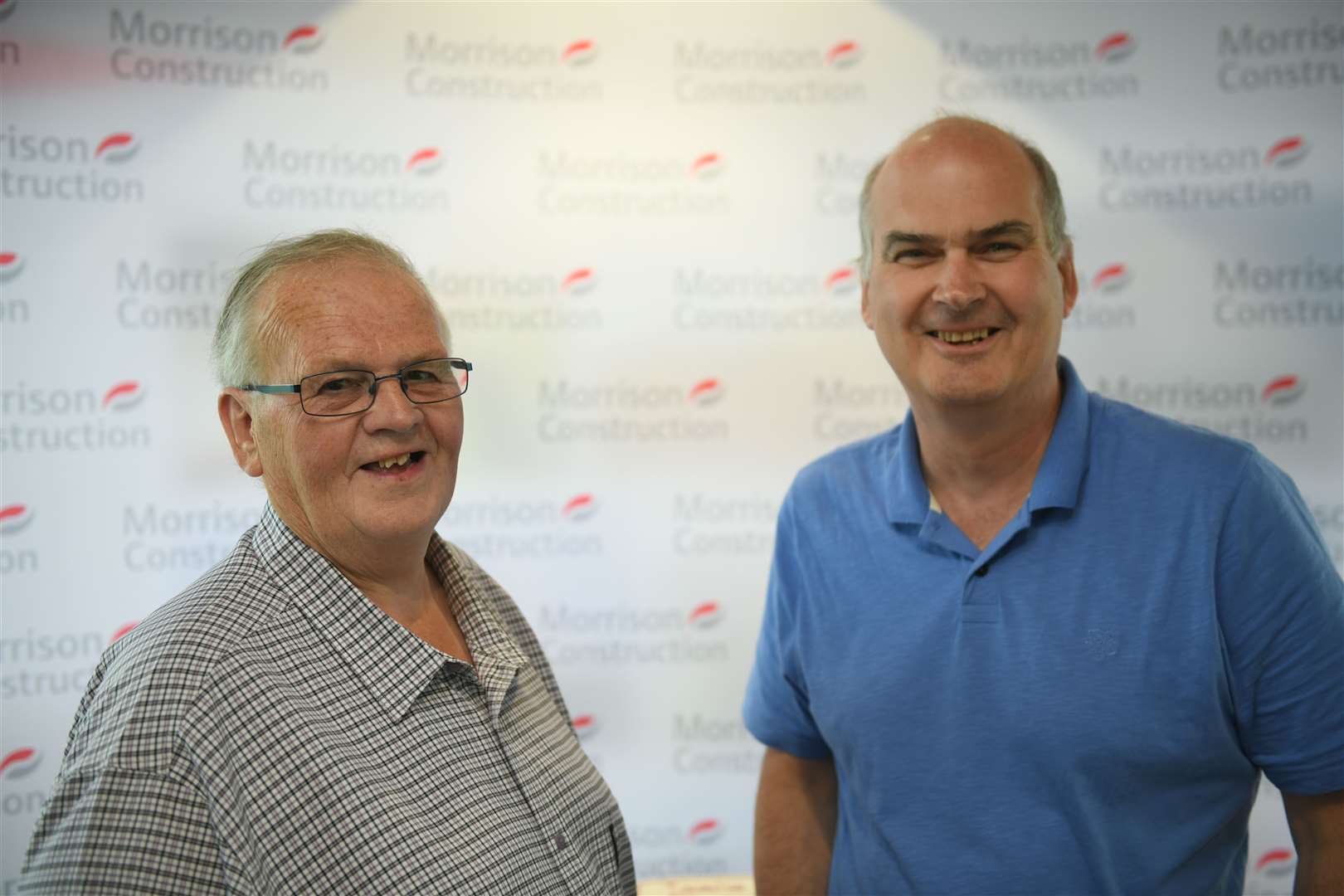 Leslie Fraser and managing director Donald McLaughlin. Picture: James Mackenzie