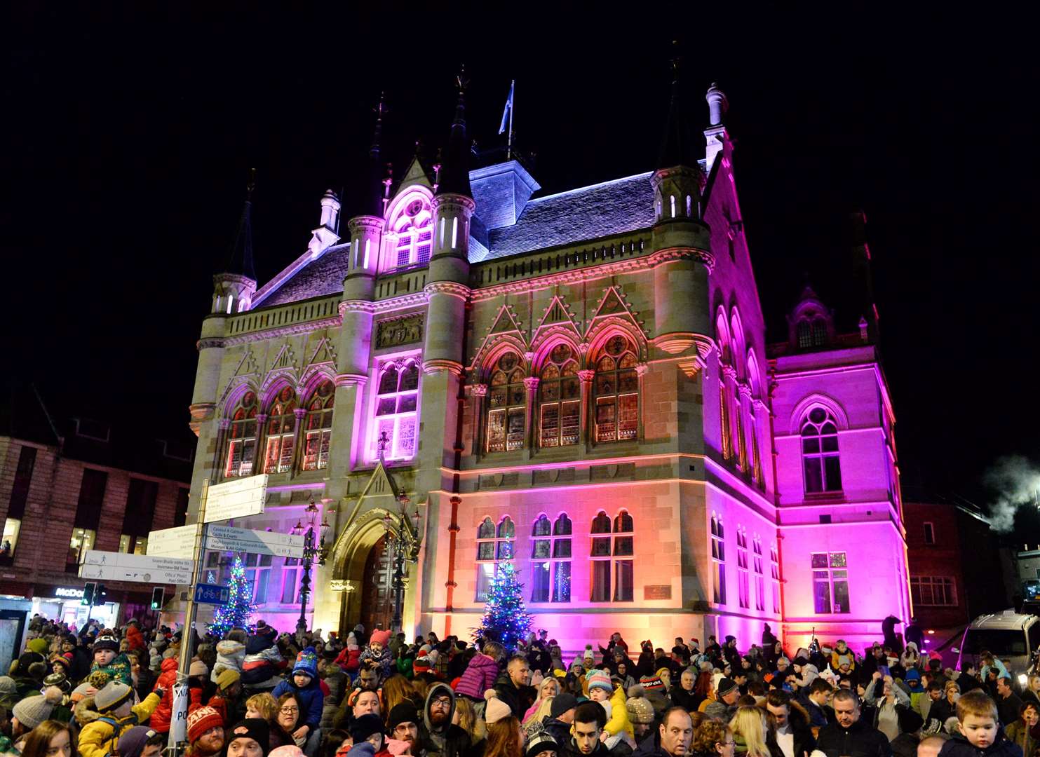 Christmas light switch on back in 2019 at the Town House. Picture: Gary Anthony.