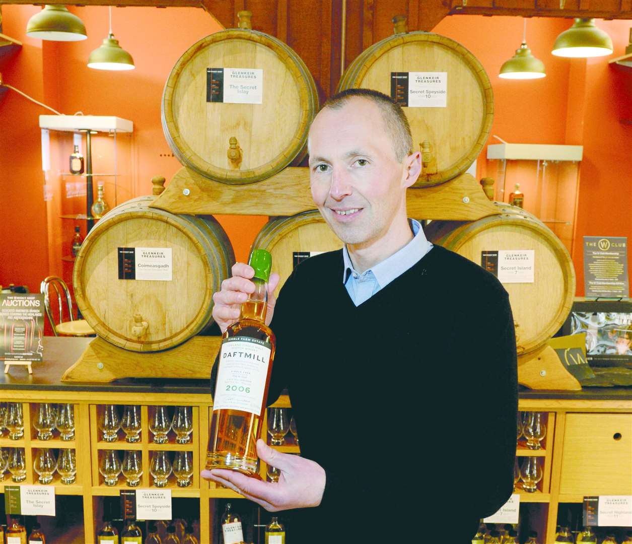 The Whisky Shop on Bridge Street late manager Scott Mackenzie Dunn. Picture: Gary Anthony
