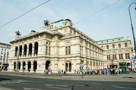 The magnificent Opera house on the Ringstrasse