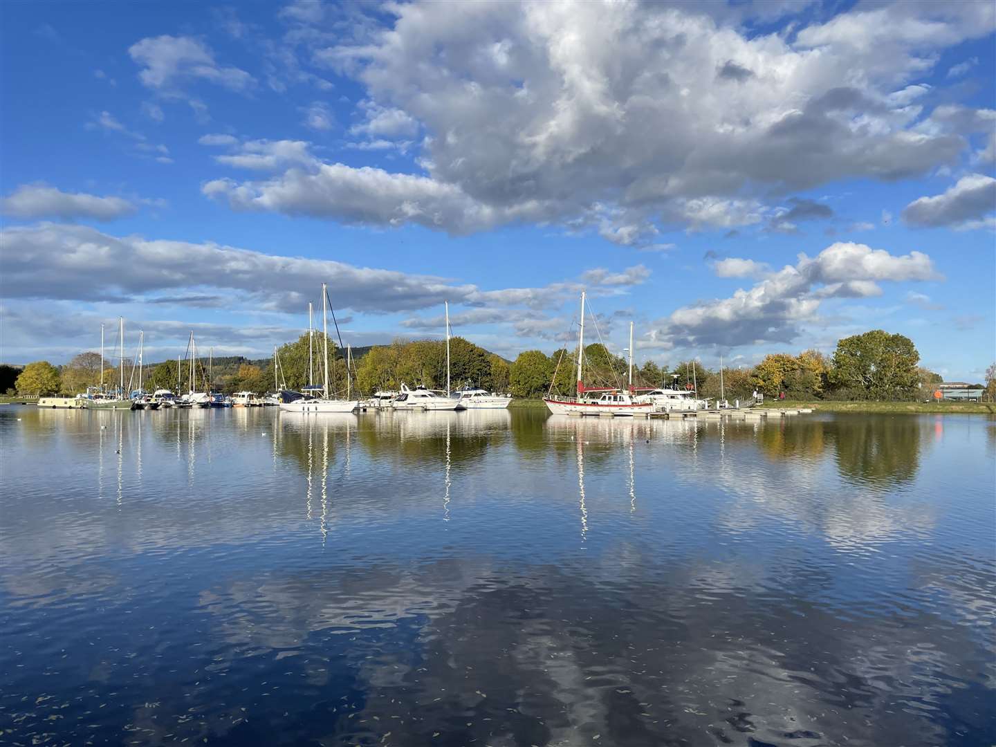 Reflections at Muirtown Basin. Picture: Jennifer Laws, Inverness