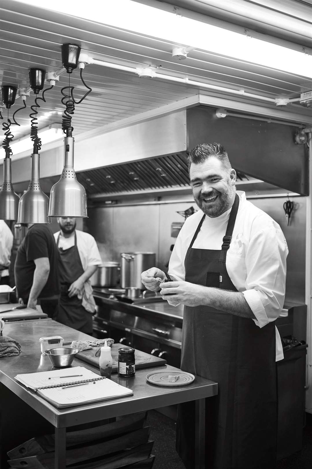Nathan Outlaw in his restaurant of the same name. Picture: PA Photo/David Loftus