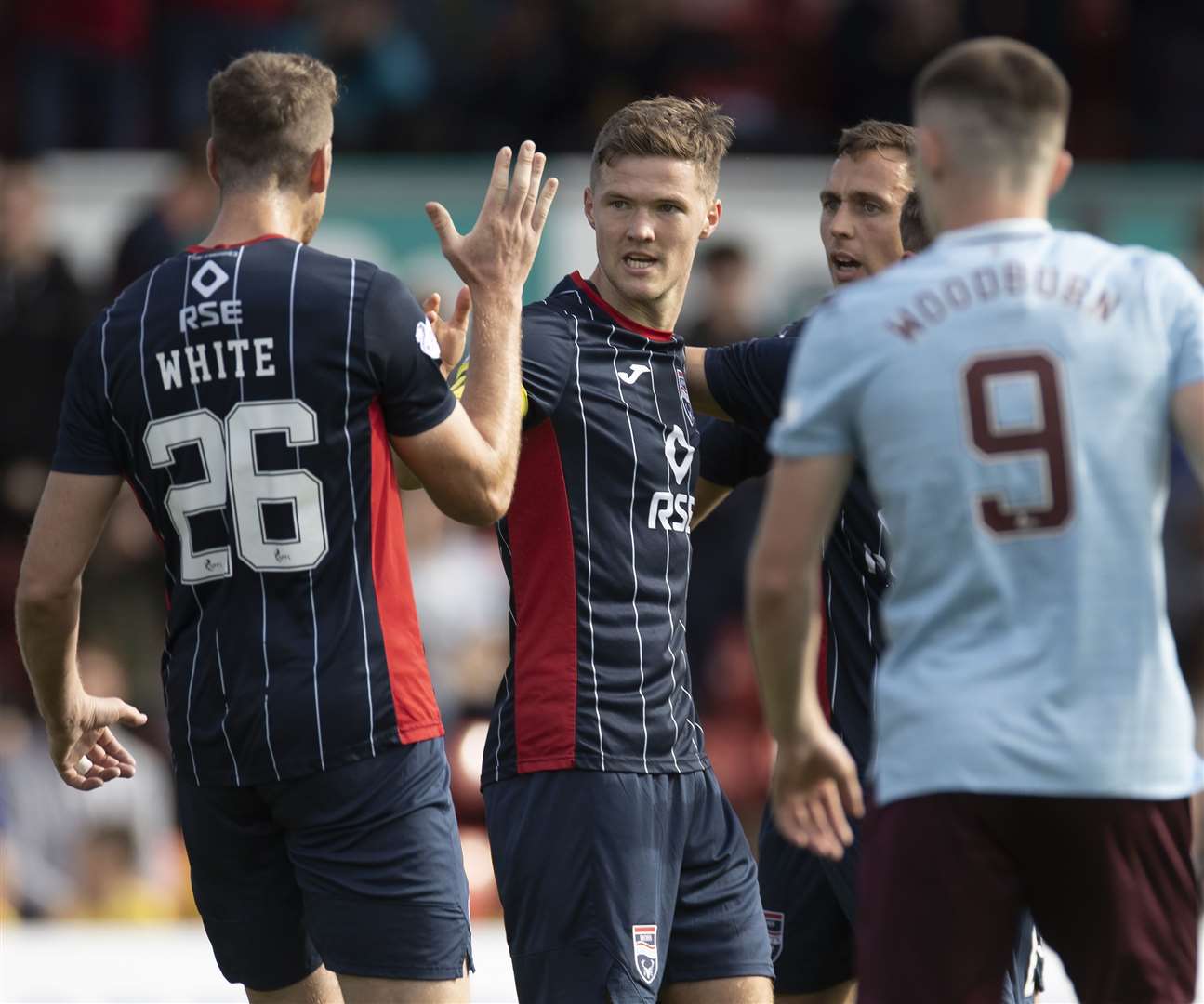 Ross County have a set-piece specialist of their own in Blair Spittal. Picture: Ken Macpherson