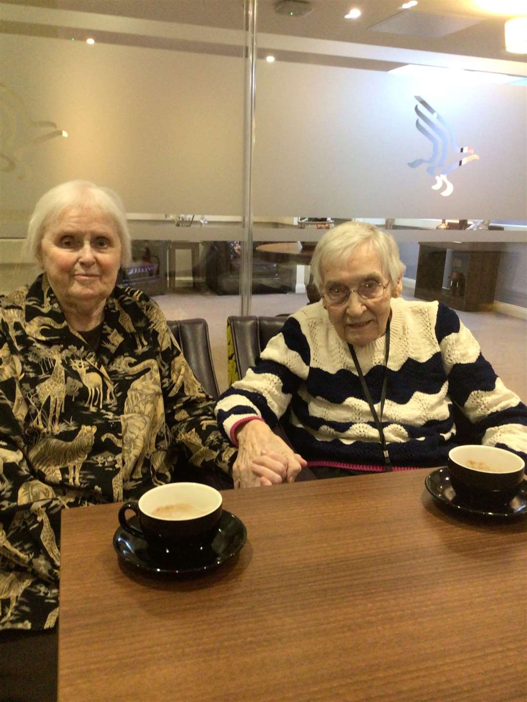 Phyllis Pieraccini (81) and Helen Malcom (91) were reunited at Meallmore Culduthel care home.