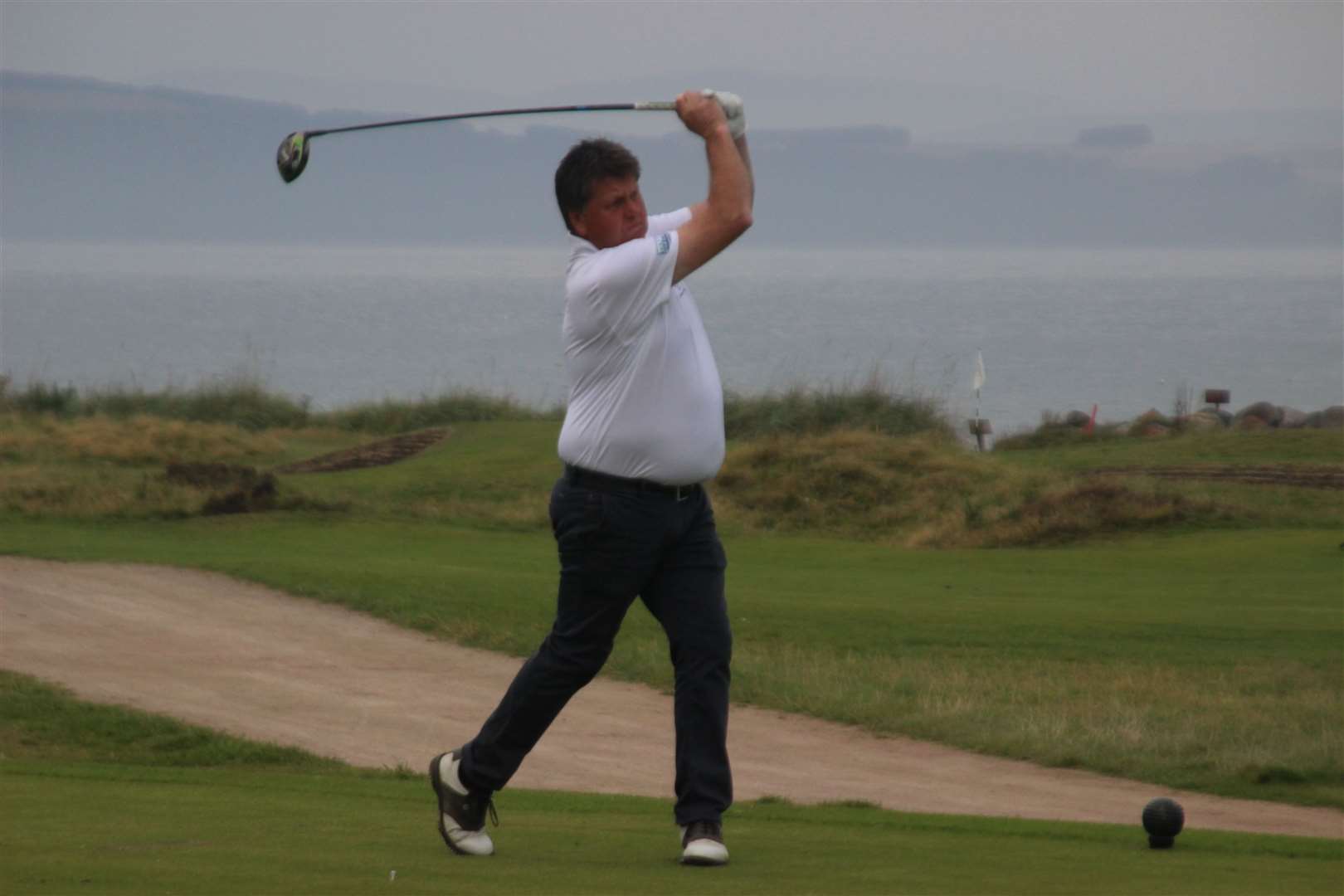 Kevin Thomson won at Hopeman Golf Club.