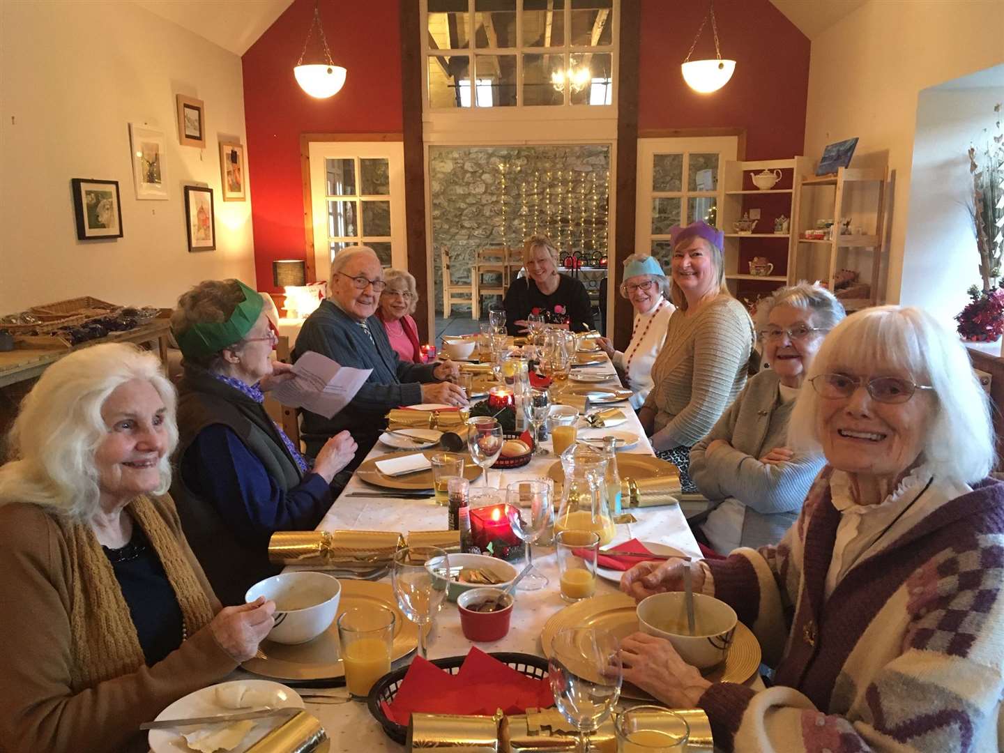 A special Christmas Day meal was held at the Courtyard Café in Drumnadrochit.