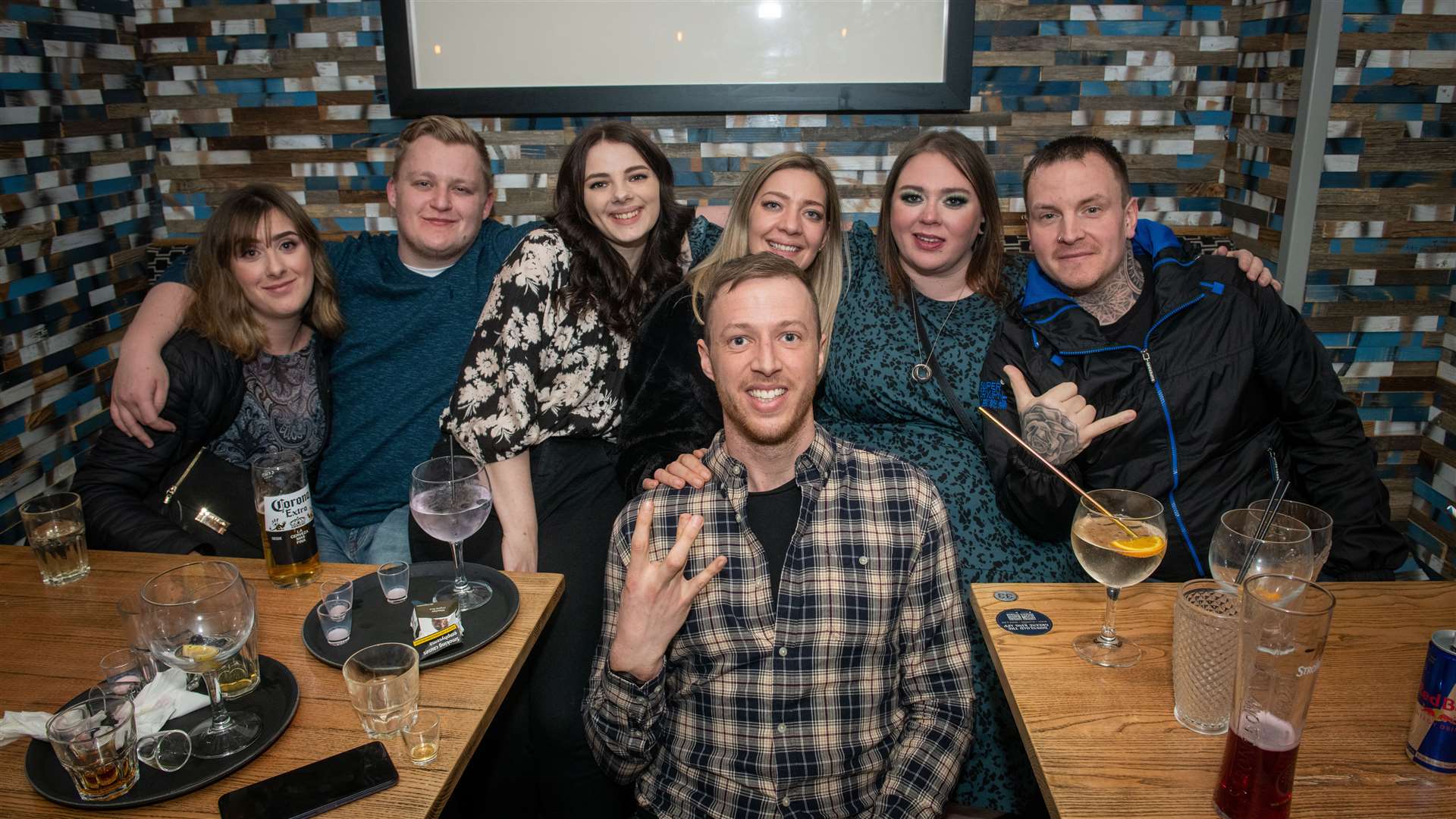 City Seen 19022022..Friends night out...Picture: Callum Mackay..