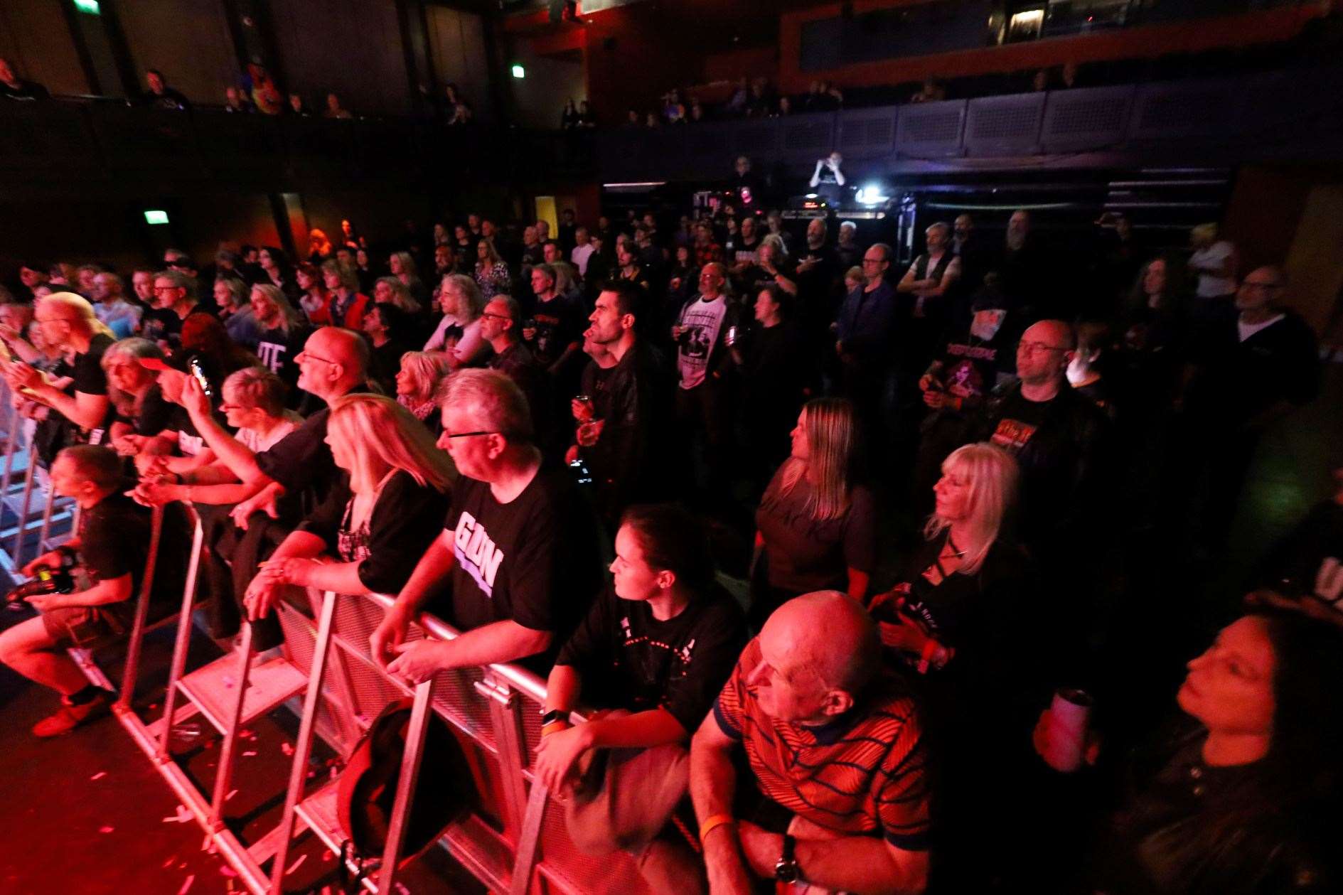 The audience watching Gun on stage at Eden Court. Picture: James Mackenzie.