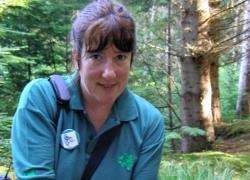 Juliet Robinson, red squirrel conservation officer for the Highlands.