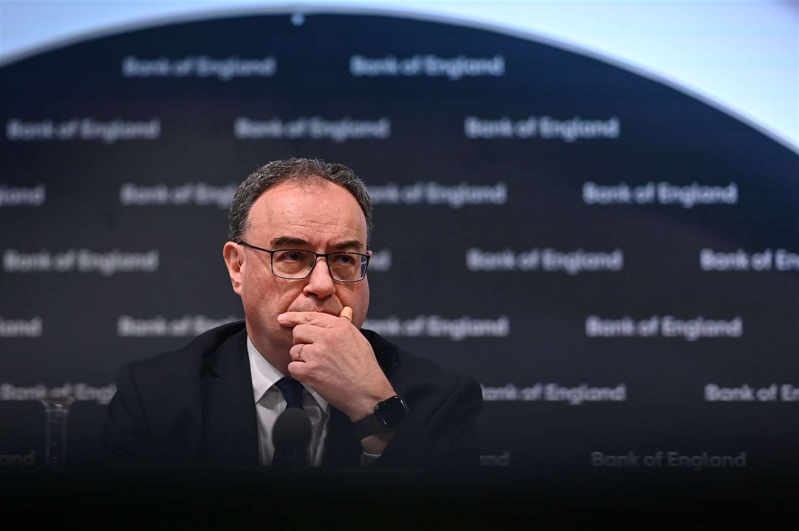 Andrew Bailey, governor of the Bank of England, said he is ‘optimistic that things are moving in the right direction’ (Justin Tallis/PA)