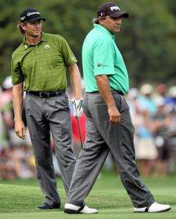 Retief Goosen (left) and Angel Cabrera will compete at the Scottish Open. Photo: Getty Images