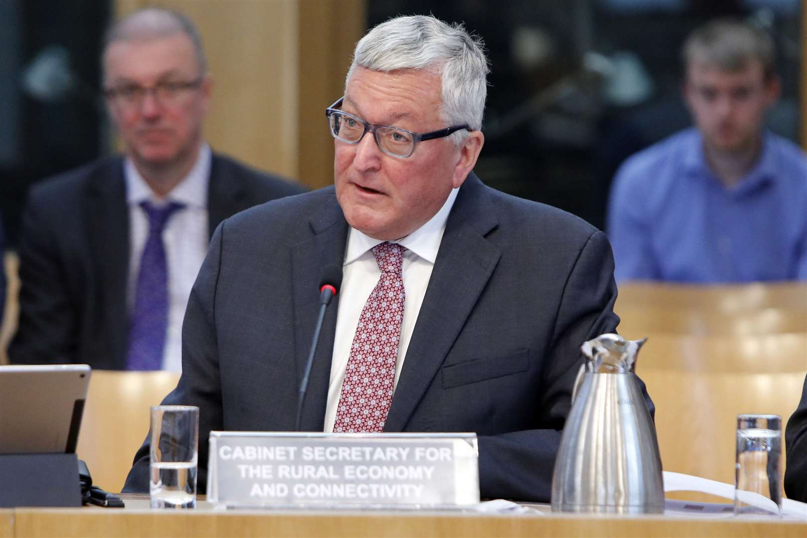 Fergus Ewing speaking at the Scottish Parliament (Andrew Cowan/Scottish Parliament/PA)