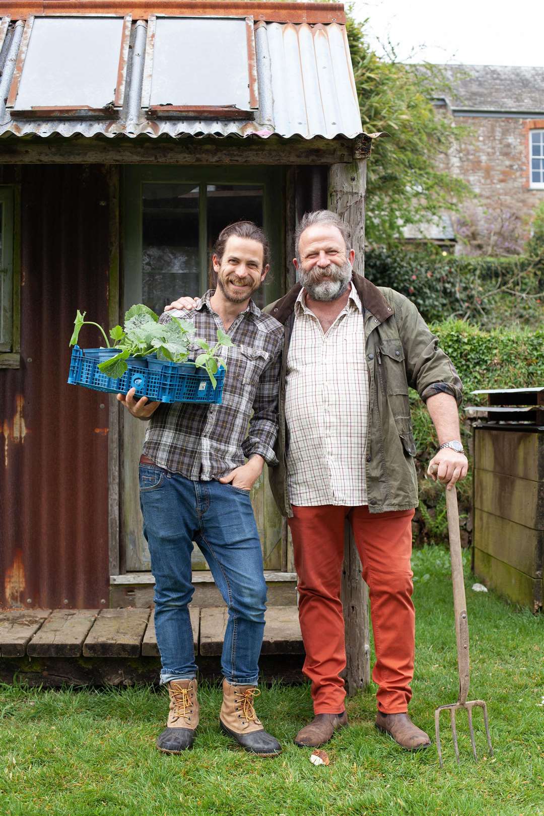 James and Dick Strawbridge. Picture: DK Images/PA
