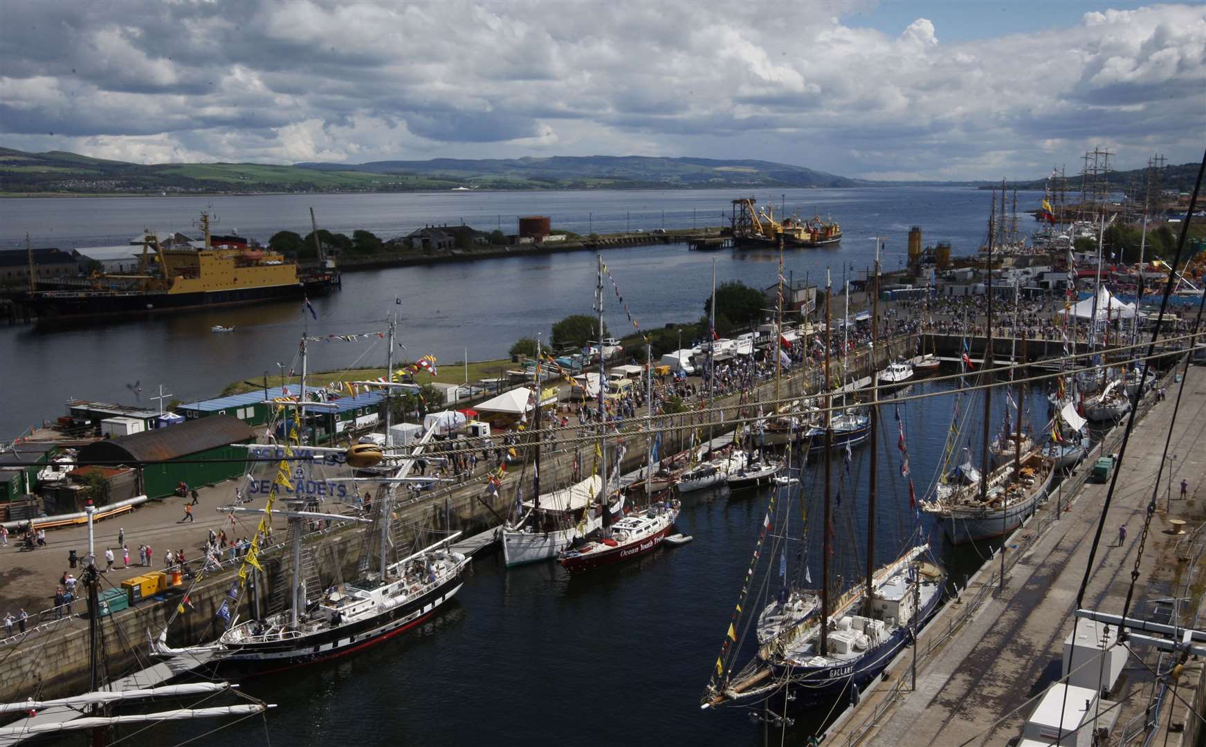 Greenock, Inverclyde, was identified by the Halifax as the least expensive seaside location (Danny Lawson/PA)