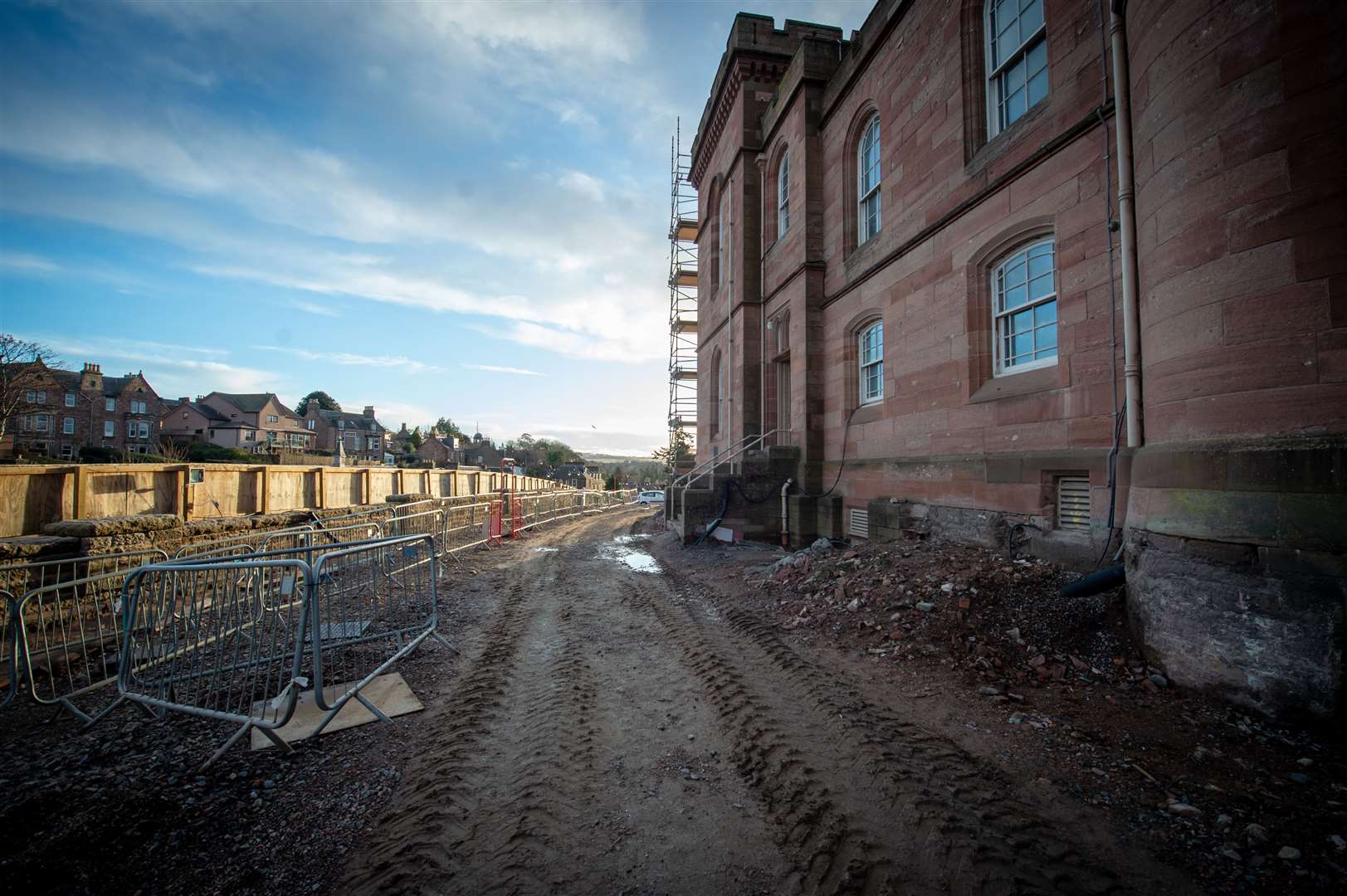 Exterior building site. Picture: Callum Mackay..
