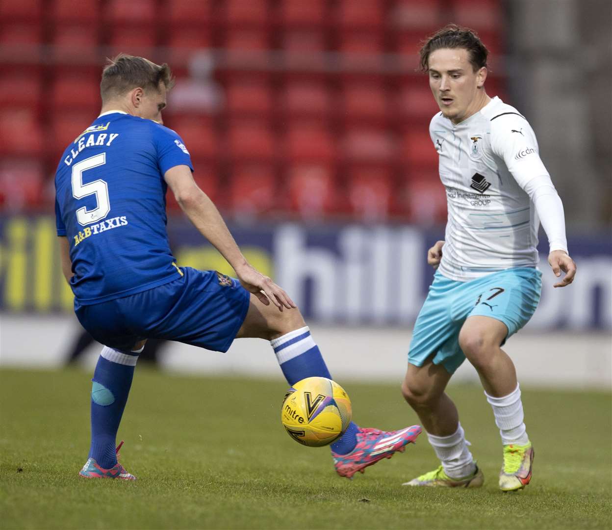 Logan Chalmers playing for Caley Thistle.