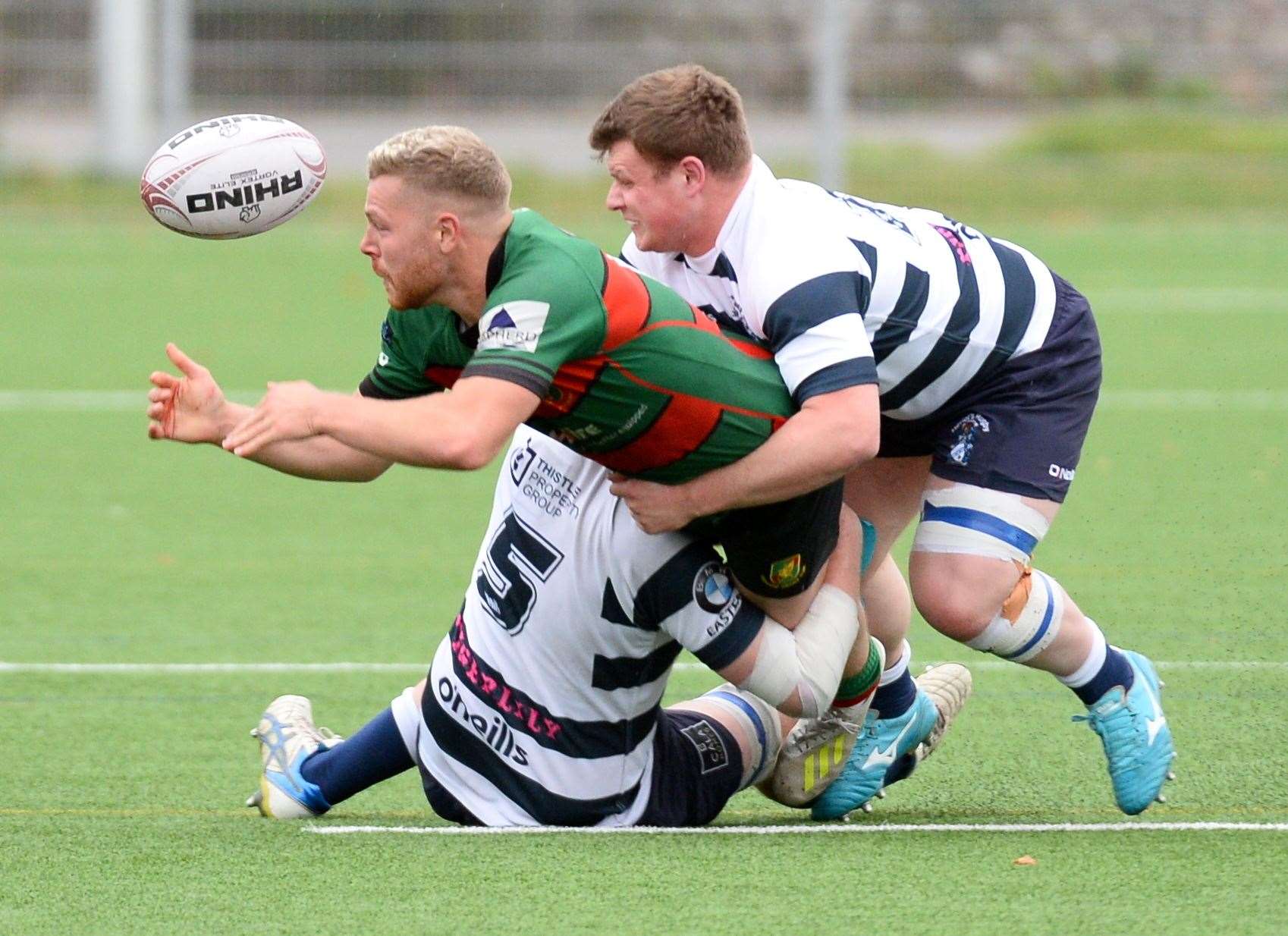 Heriot’s Blues did not have to work hard enough to win at Canal Park, according to Highland’s Dave Carson. Picture: Gary Anthony