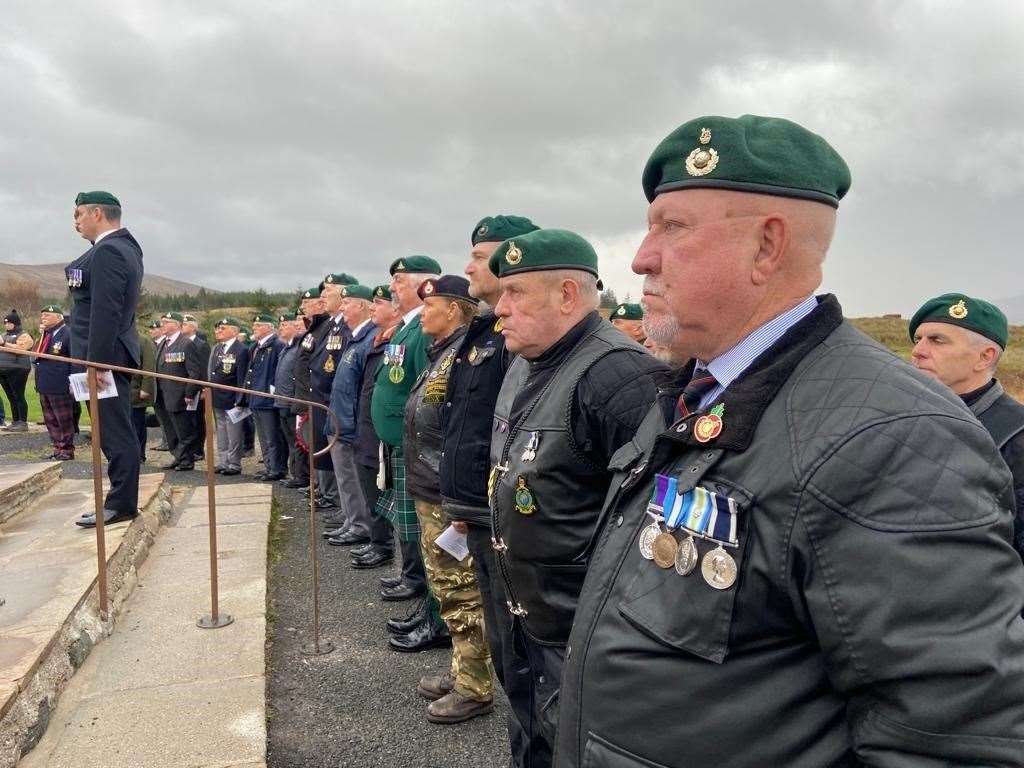 Proud veterans at the spiritual home of the Commandos.
