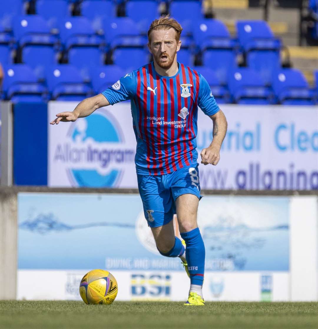 Picture - Ken Macpherson, Inverness. Inverness CT(2) v Stirling Albion(2). 17.07.21. Stirling Albion win 3-2 on penalties. ICT’s David Carson.
