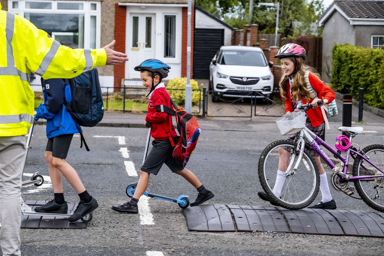 Commuters are being urged to consider walking or cycling as schools reopen.
