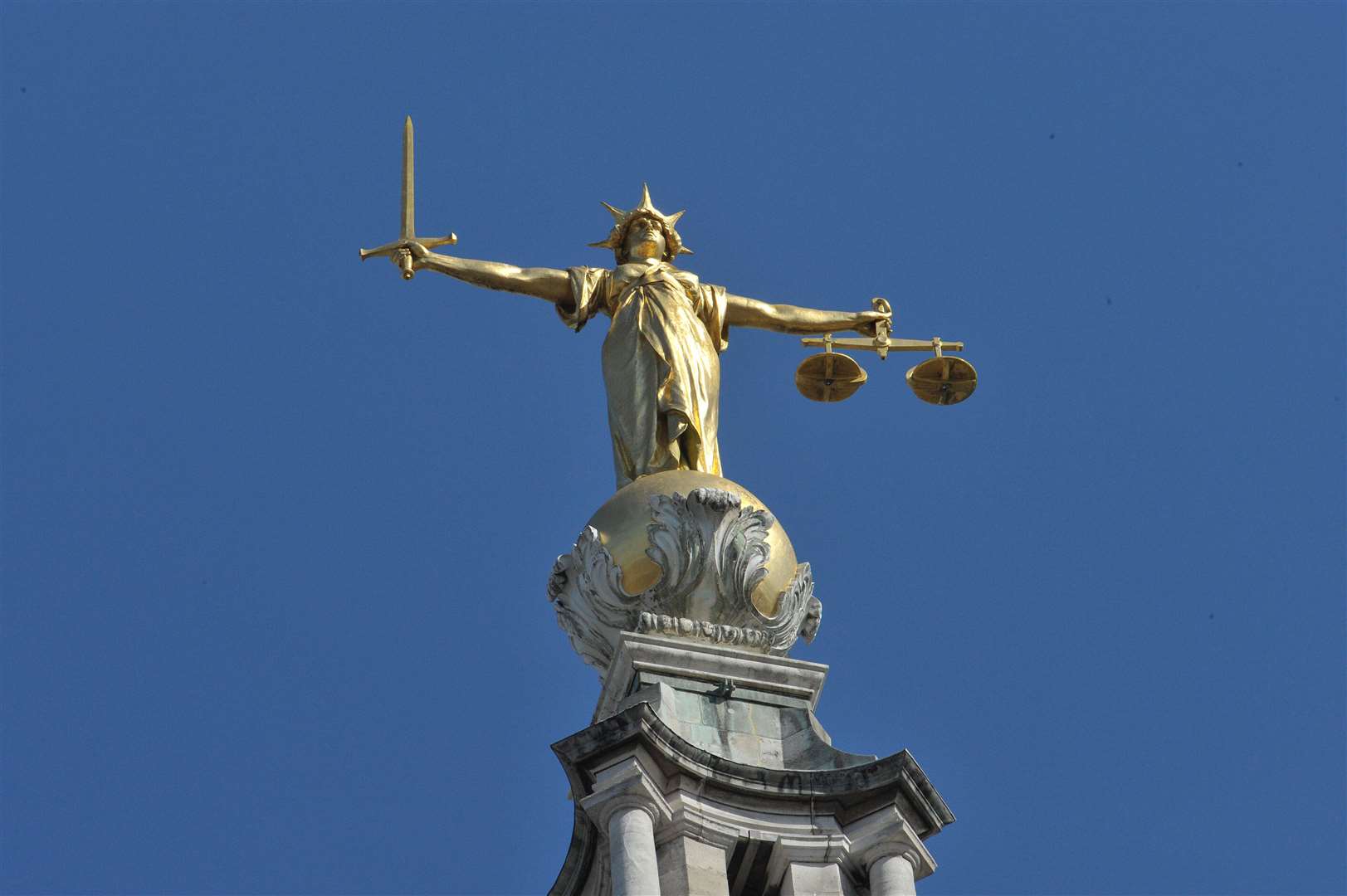The Lady Justice statue atop the Central Criminal Court, also referred to as the Old Bailey, London (Nick Ansell/PA)