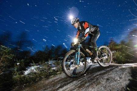 Mountain bikers rode for 24 hours on the endurance event which attracts riders from far and wide. Picture: Gary Williamson