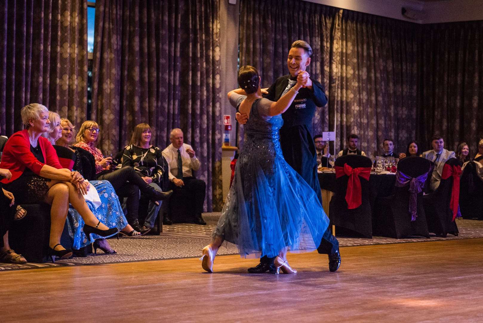 Rachel Murray and James Cook show off their skills at Come Dancing with Poppyscotland,