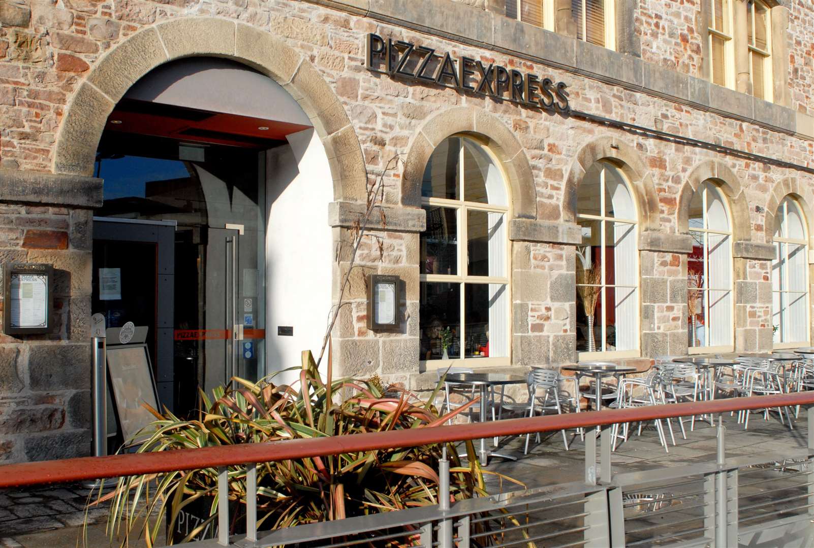 The Pizza Express restaurant in Falcon Square, Inverness.
