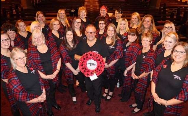 Inverness Military Wives Choir, with musical director Alyn Ross, will perform in honour of Remembrance Day.