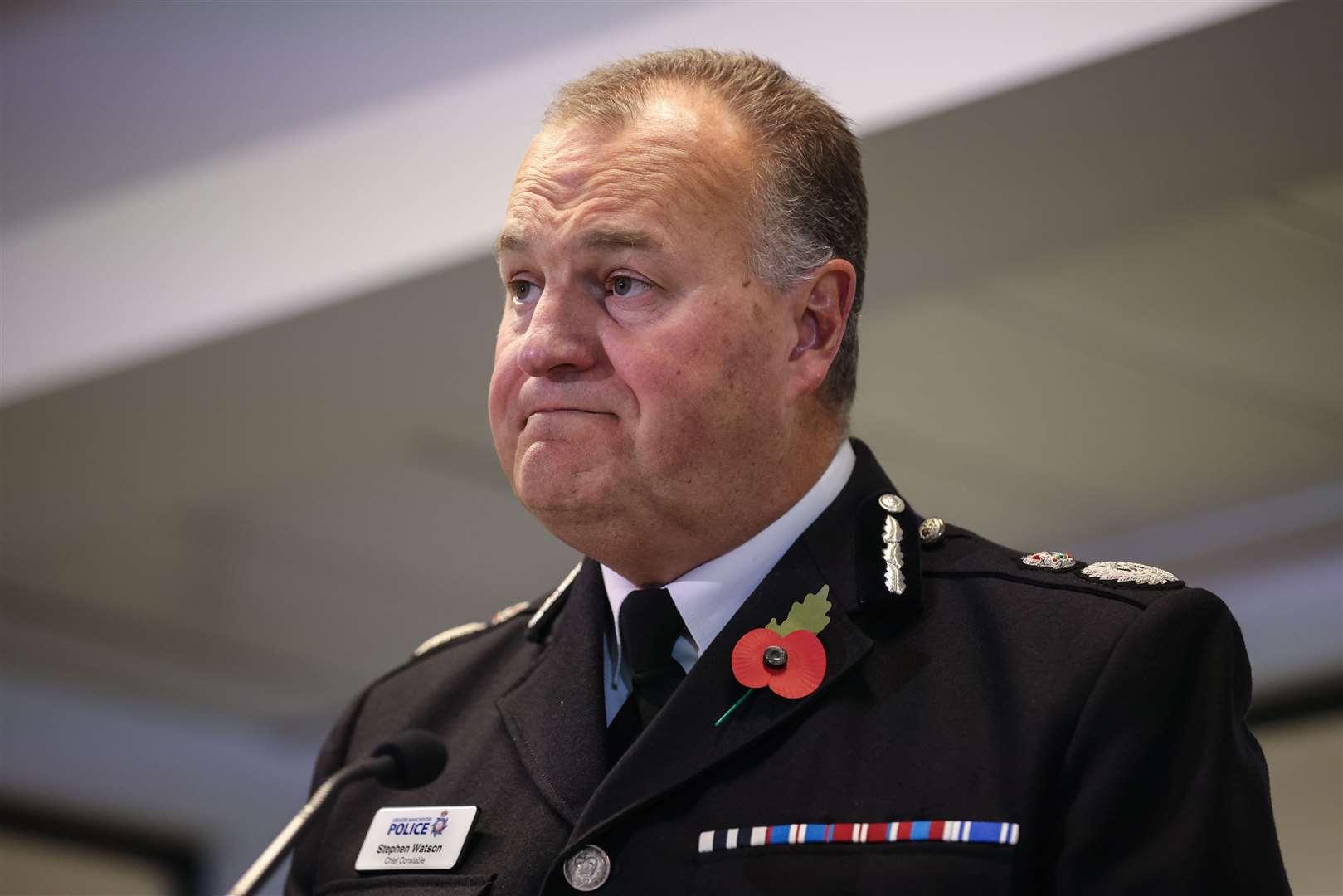 Greater Manchester Police Chief Constable Stephen Watson said the term ‘institutionally racist’ is interpreted differently by members of the public (James Speakman/PA)