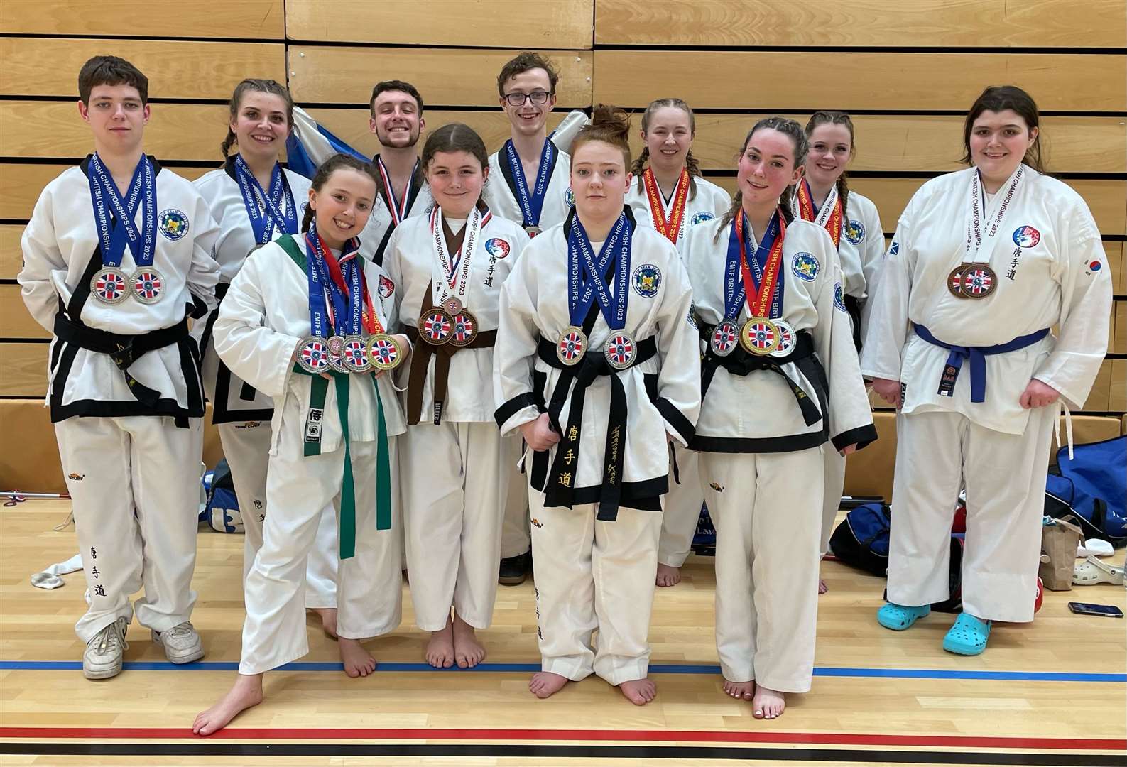 Inverness Tang Soo Do earned 29 medals at the 2023 British Championships.