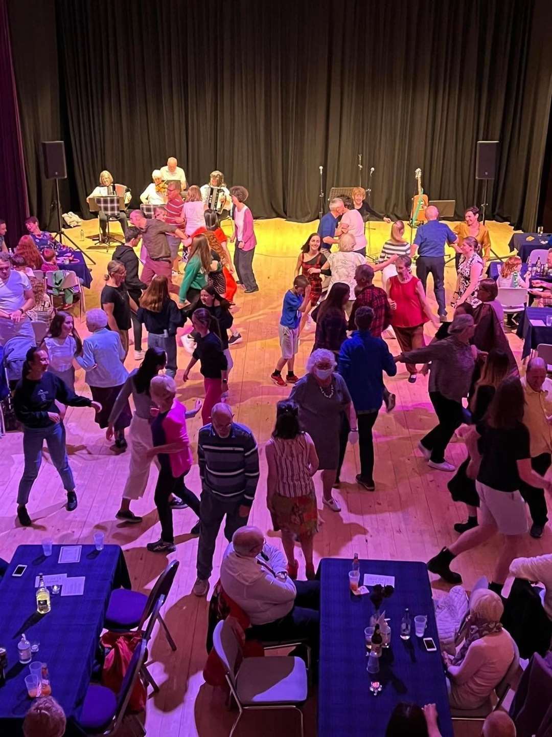 A Strip The Willow in full swing at Nairn Ceilidh Group.