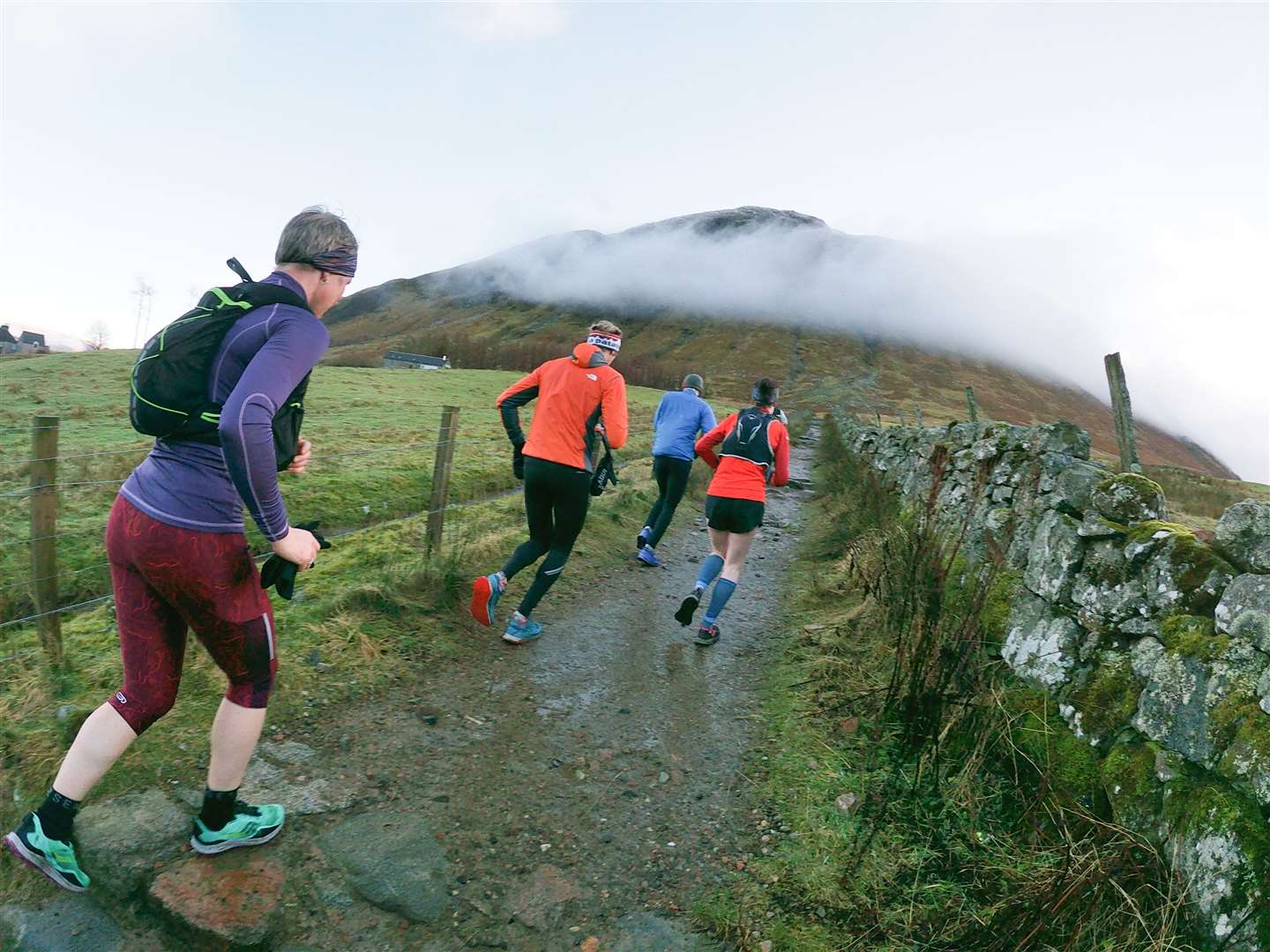 A fringe event at the 2023 Fort William Mountain Festival saw runners tackling local trails below Ben Nevis. Picture: John Davidson