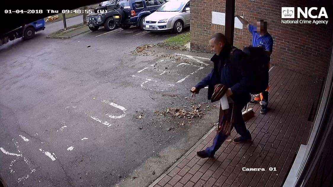 CCTV still showing Richard Wakeling on the day he fled the UK (National Crime Agency/PA)