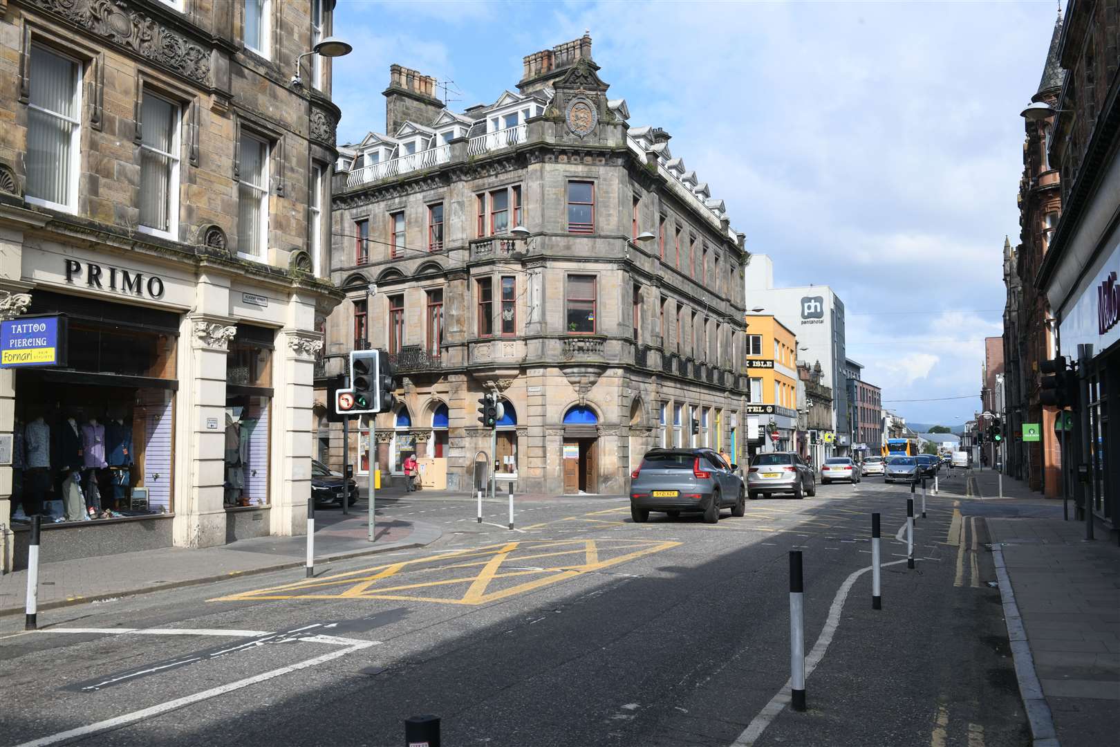 Academy Street looking towards the Queensgate junction. Picture: James Mackenzie.
