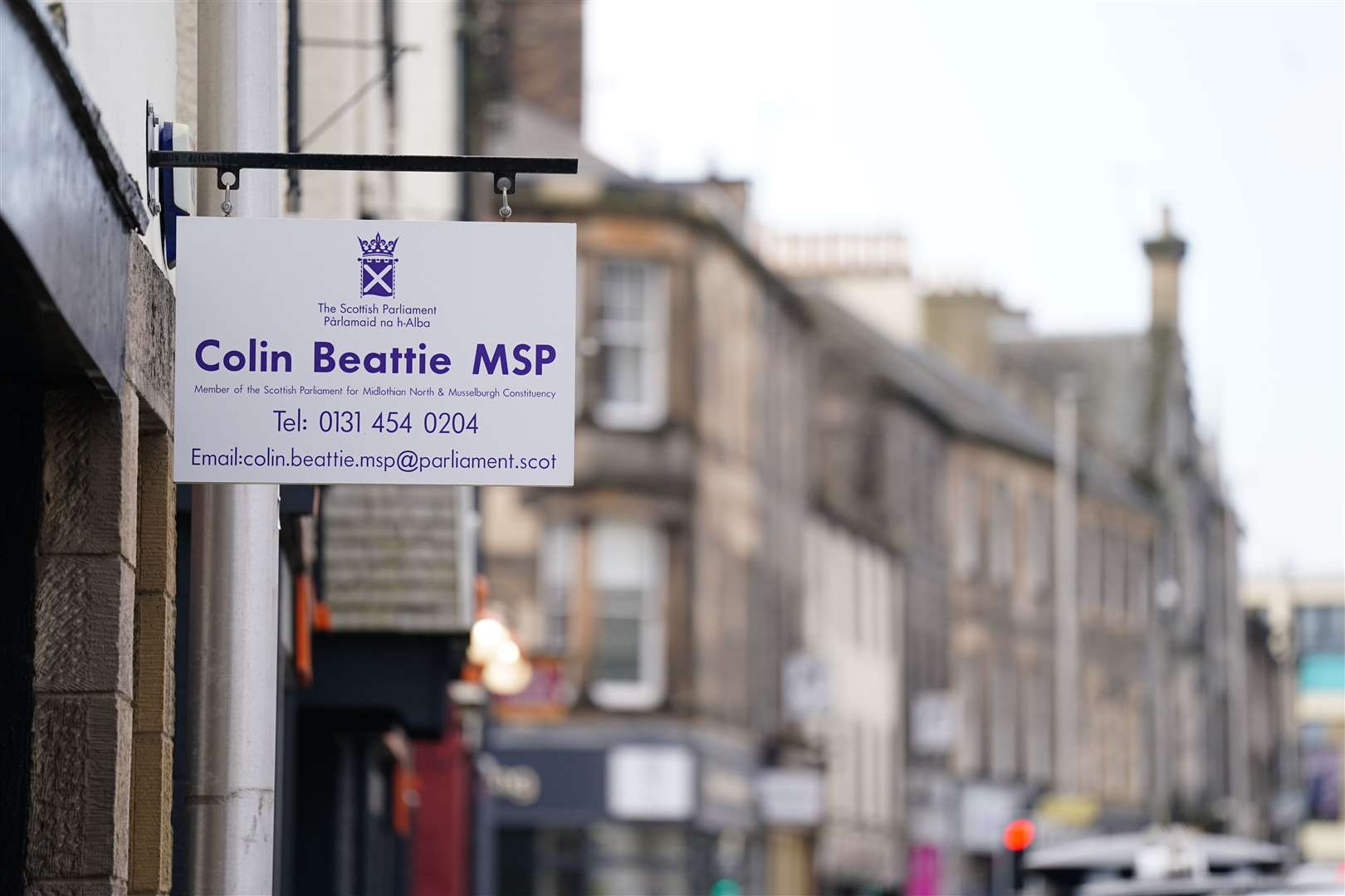 The Constituency Office of Colin Beattie MSP in Dalkeith (Jane Barlow/PA)